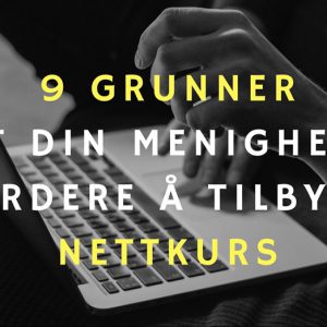 Nettkurs illustrasjon
