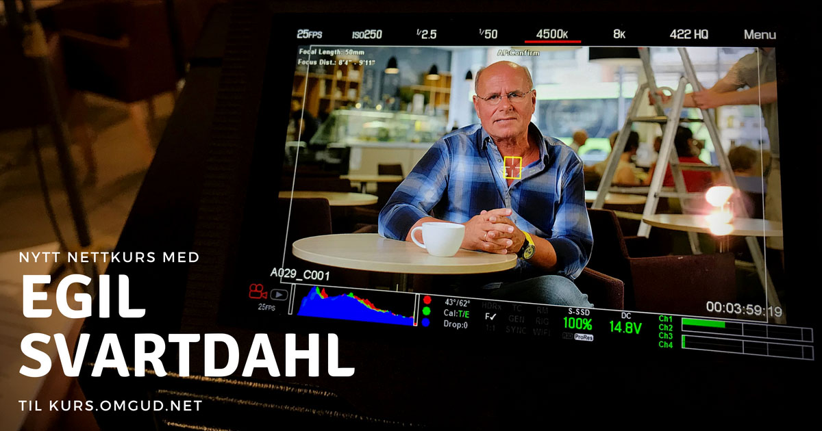 Bilde: nettkurs med Egil Svartdahl